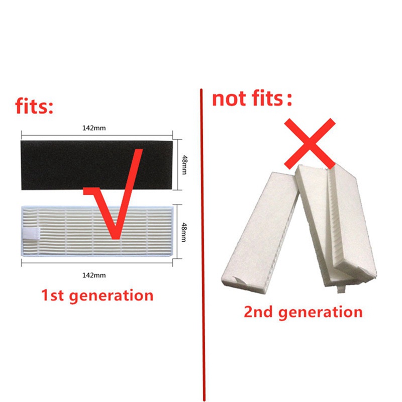 Bộ Phụ Kiện Thay Thế Cho Robot Hút Bụi ILife A7 A9S V8 V8S X750 X785 X800 V80 Silvercrest SSR1 Ssra1