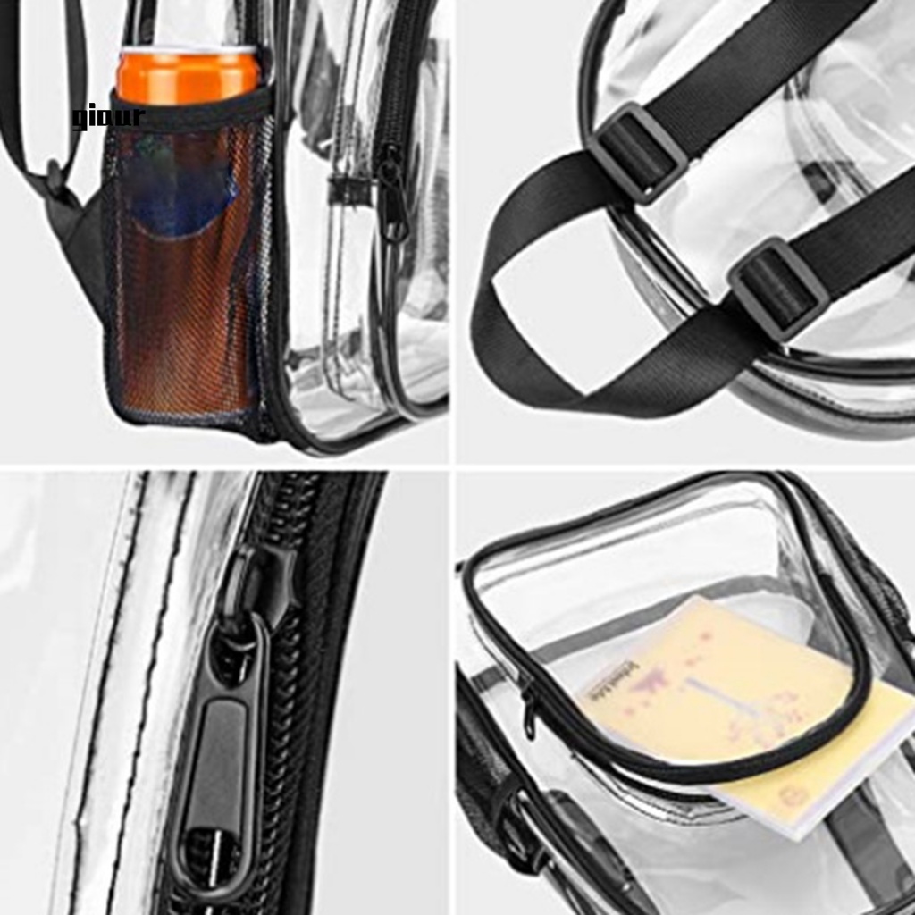 Ba Lô Chạy Bộ Sức Chứa Lớn Có Khóa Kéo Chống Mài Mòn Cho Học Sinh