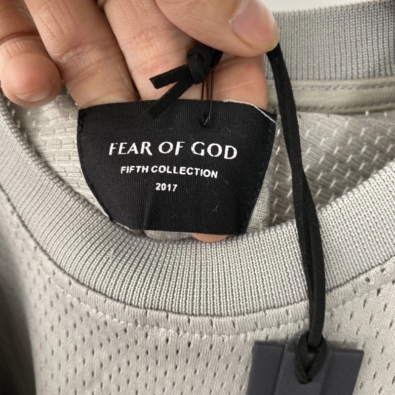 ️ - Áo Mesh Tee FOG Fear of God 5th Mesh Batting Practice Jersey Black, áo bóng chày FOG