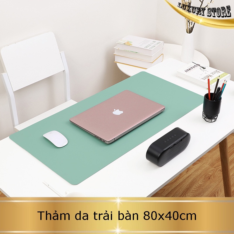 Thảm da trải bàn làm việc đa năng Despad - lót chuột da thời trang chống nước