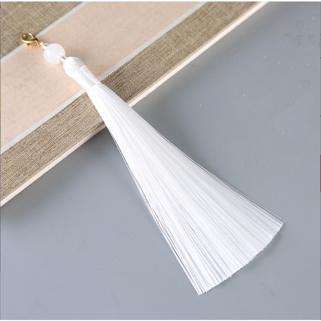 Tua Rua Có Móc Treo Vàng Xỏ Hạt Màu Tổng 15cm Trang Trí Nhiều Màu