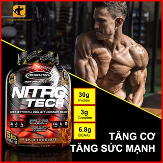 Sữa Tăng Cơ Nitro Tech 4lbs Vị Chocolate