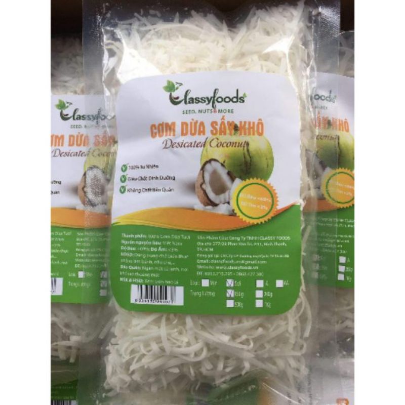 cơm dừa sấy khô dạng sợi 150g