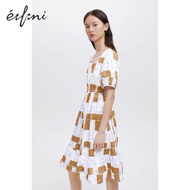 Đầm hoạ tiết Eifini