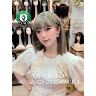 Tóc giả nữ chính hãng (Tóc bộ nguyên đầu thẳng lỡ)