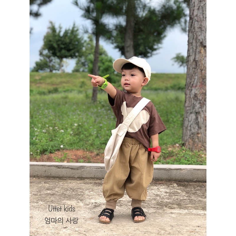 QUẦN KAKI HÀN QUỐC BO CHÂN 2207 DÀNH CHO BÉ GÁI VÀ BÉ TRAI SIZE 80 ĐẾN 120