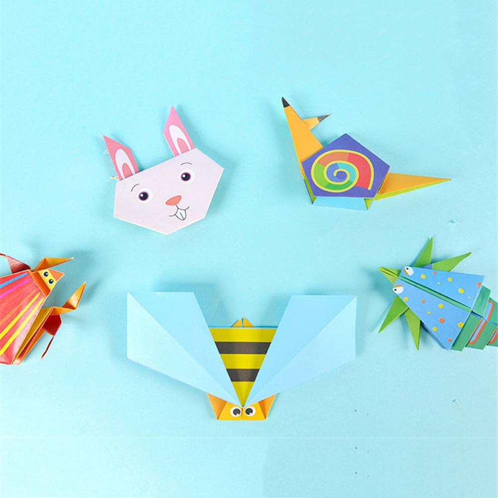 Set 54 tờ giấy gấp origami 3D đồ chơi handmade sáng tạo giáo dục sớm cho bé DIY