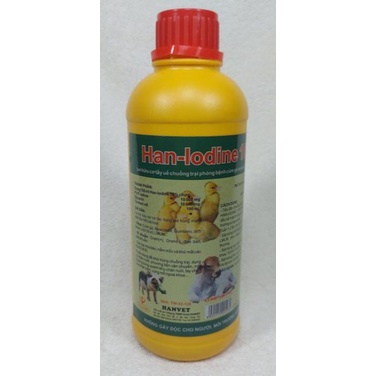 THUỐC SÁT TRÙNG HAN - IODINE 10% 1LÍT