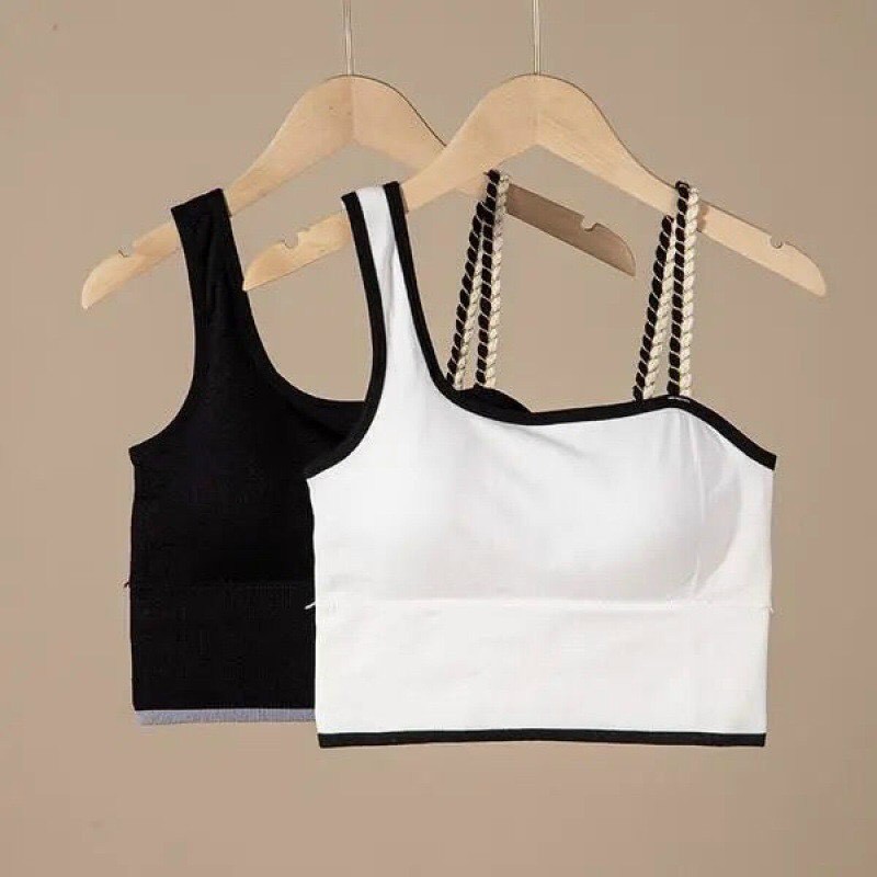 Áo Nữ 2 Dây Cotton Dáng Lửng Croptop, Áo Kiểu Nữ Đẹp Br46-Theshe