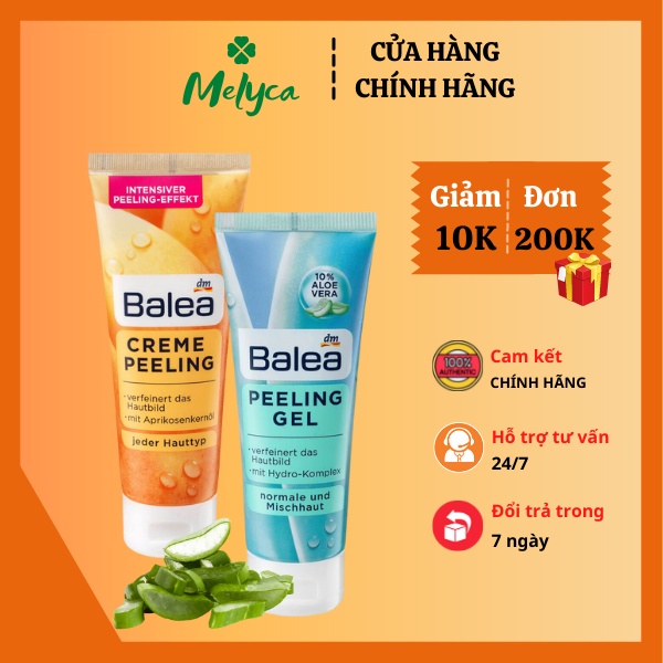 Tẩy da chết mặt Balea nội địa Đức 75ml - Shop Melyca