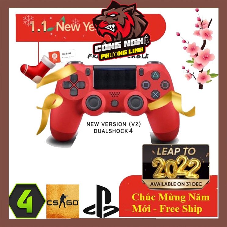 ✅Double sock✅Tay cầm chơi game không dây bluetooth cho PC, điện thoại giá rẻ hỗ trợ rung chơi cực chất FO3/ FO4.