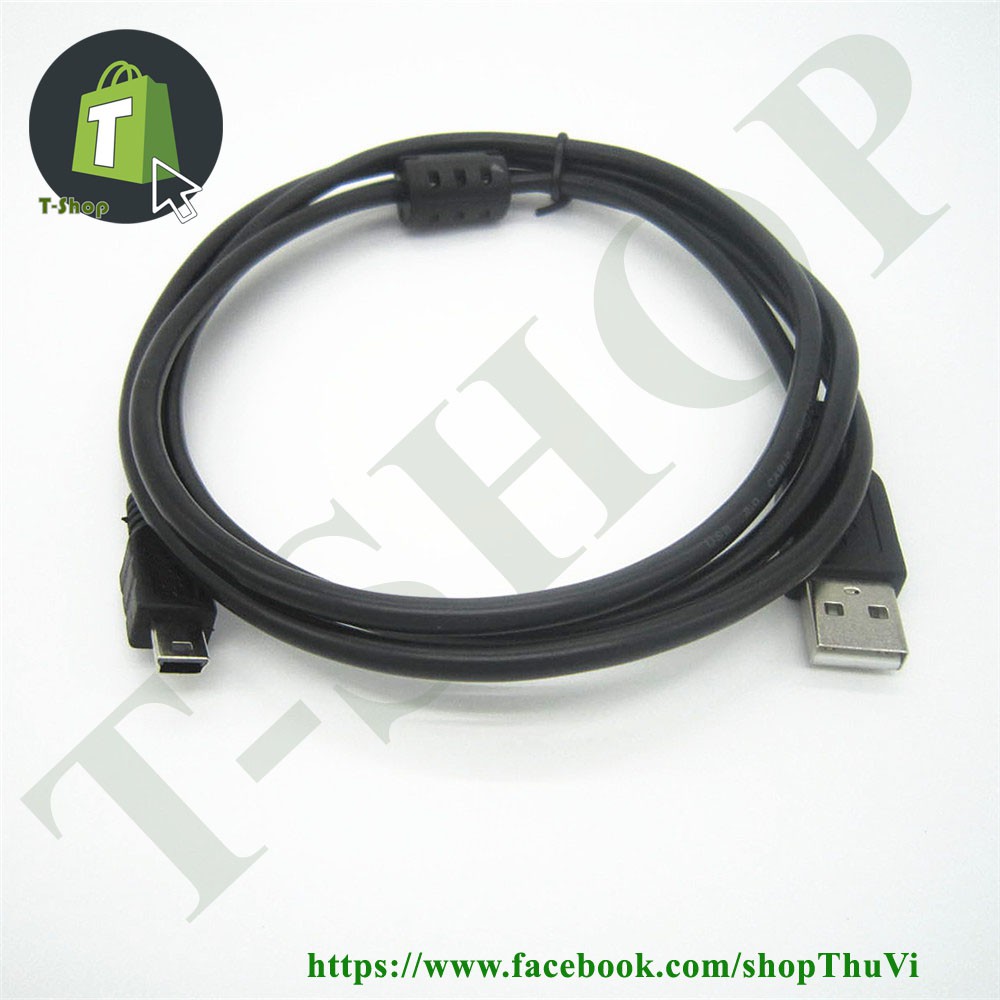 Cáp kết nối dữ liệu máy ảnh USB&gt;&gt;Mini USB (dài 1.5M) có chống nhiễu