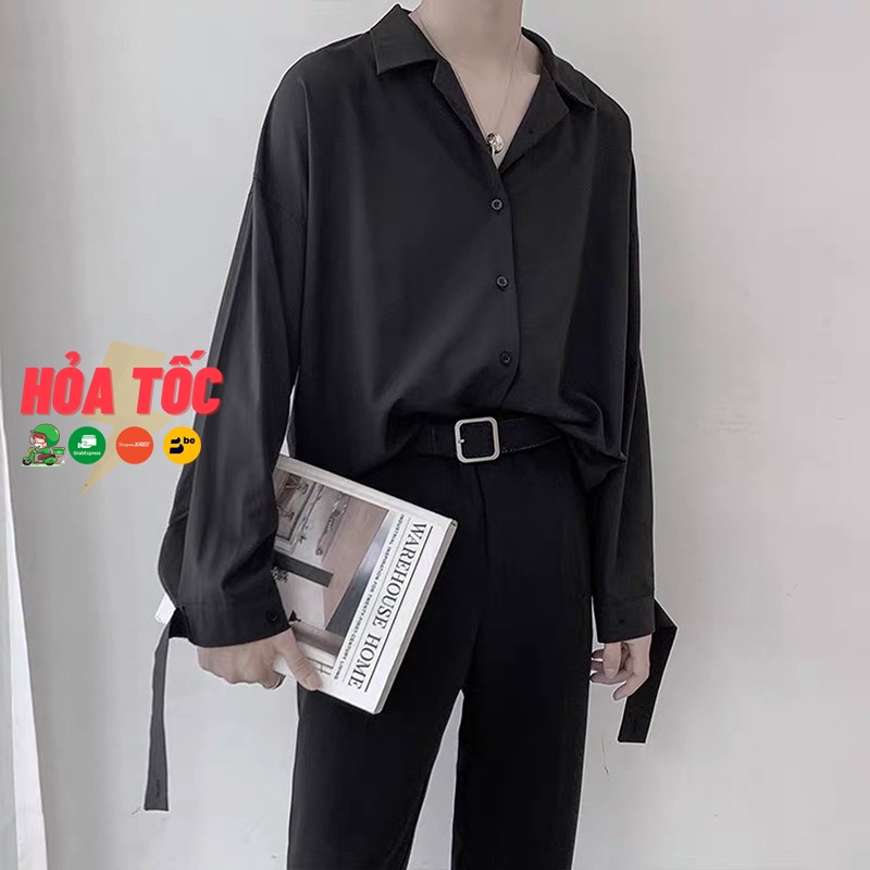 Áo sơ mi nam tay dài unisex tay cách điệu