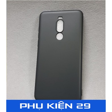 [Mã ELORDER5 giảm 10K đơn 20K] [Meizu M8 Note] Ốp lưng silicon dẻo đen cao cấp Henyou