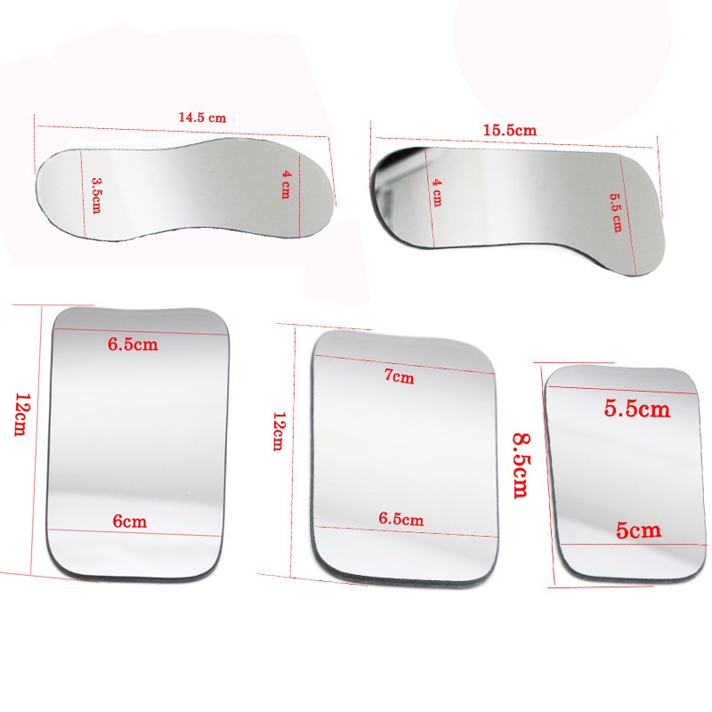 [Hàng mới về] Bộ 5 gương soi nha khoa 2 mặt kính chuyên dụng chất lượng cao