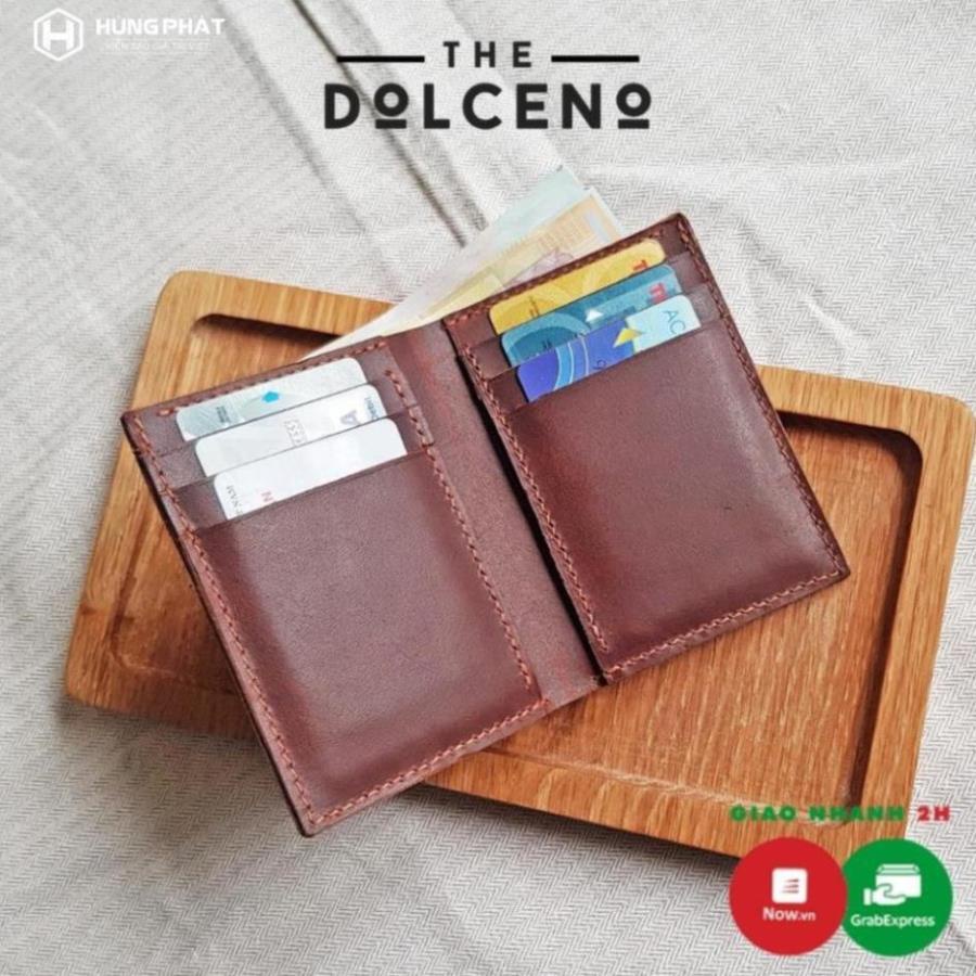 Ví đứng dành cho nam phong cách Basic HTVi13, hàng đẹp, cao cấp bóp, da bò chính hãng Dolceno New