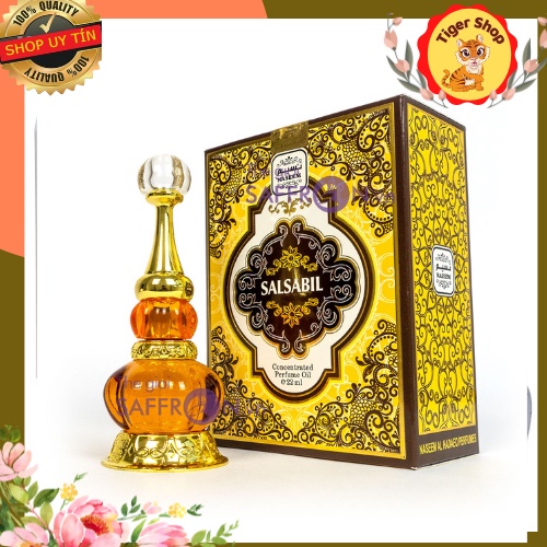 Tinh Dầu Nước Hoa Dubai Nội Địa Naseem Salsabil 22ml Ngọt Ngào Quyết Rũ