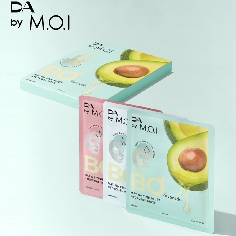 Mặt Nạ Bơ Tinh Khiết DA By MOI Cosmetics CHÍNH HÃNG Dưỡng Ẩm Trắng Sáng Trẻ Hoá Da