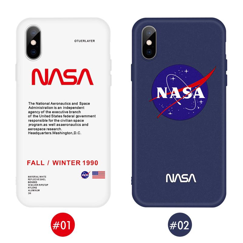 Ốp điện thoại in chữ NaSa thời trang cho iPhone X XS Max XR 7 8 6 6S Plus