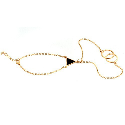 Vòng tay hợp kim phối nhẫn cho nữ