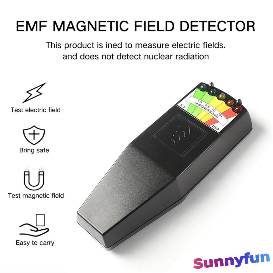 Electromagnetic Field EMF Gauss Meter Portable EMF Magnetic Field Detector sunnyfun