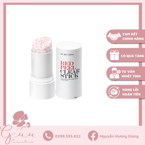 Thanh lăn mụn đầu đen Red Peel Clear Stick Hàn Quốc