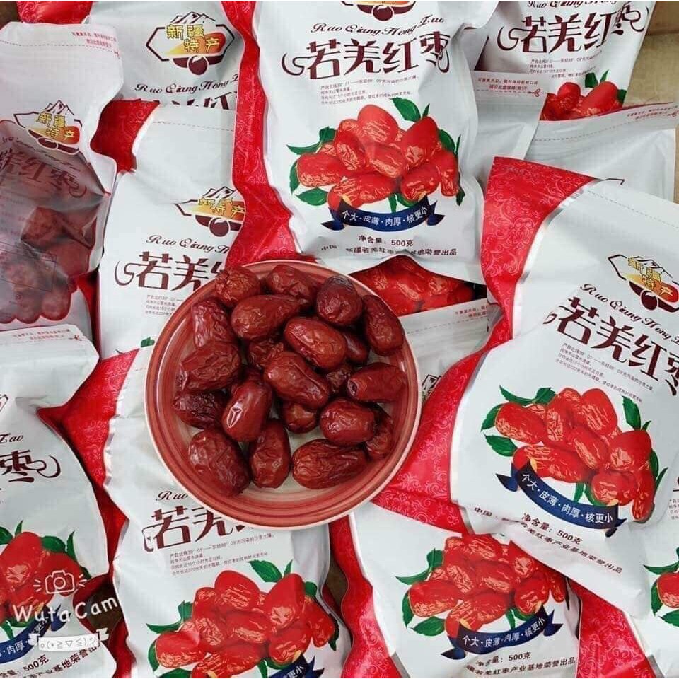 Táo đỏ khô Tân Cương (gói 500g)