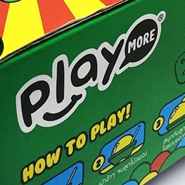 Kẹo thổi bong bóng hương dưa gang Playmore 40g