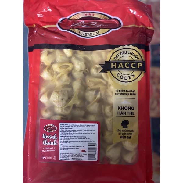 Hộp hoành thánh Lacusia 500g