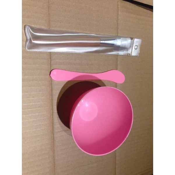 COMBO BÁT DẺO( size to) +THÌA NHỰA DÙNG ĐẮP MẶT NẠ