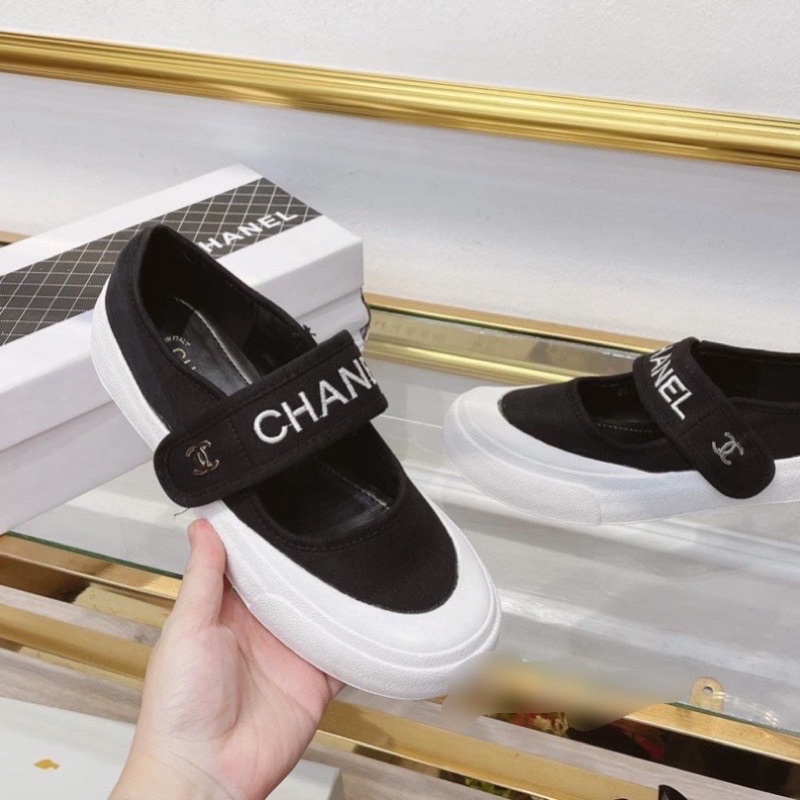 XẢ LỖ Giày Búp Bê Khuy Dán Cha.Nel