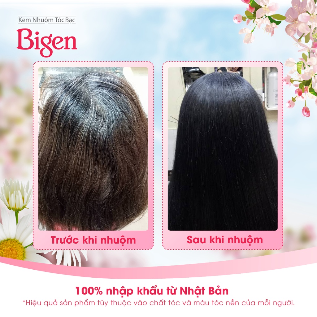 Thuốc Nhuộm Tóc phủ bạc Bigen Speedy Color Milky 80ml