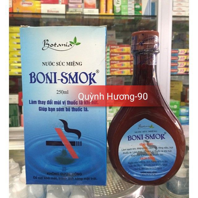 Boni-smok súc miệng - Giải pháp cai thuốc lá thành công