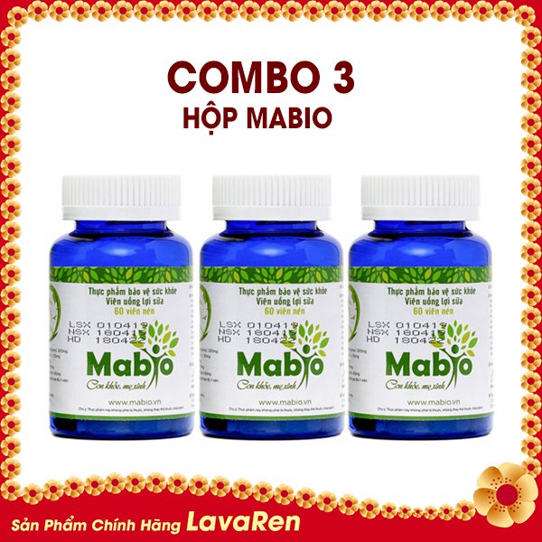 COMBO 03 HỘP MABIO LỢI SỮA -  HỖ TRỢ TĂNG CHẤT LƯỢNG SỮA CHO MẸ SAU SINH