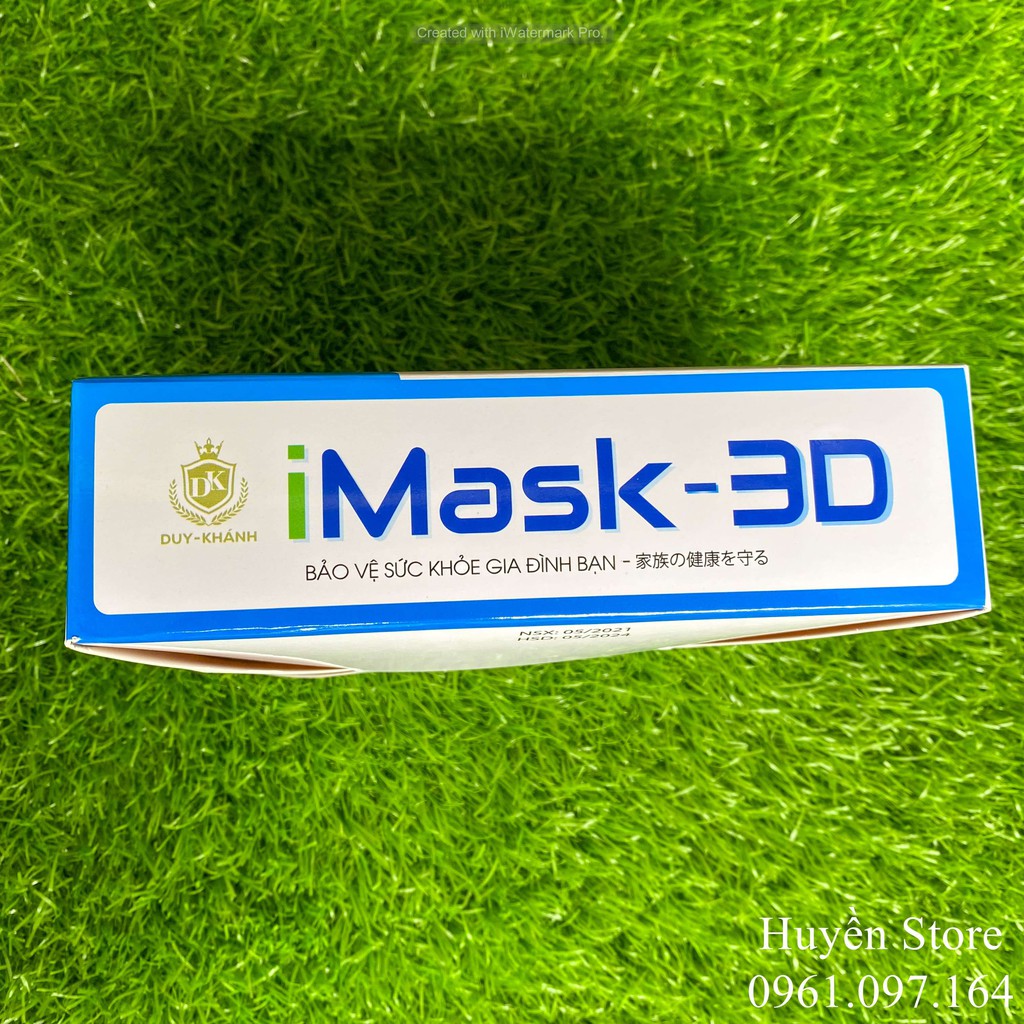 [GIÁ SỈ] Hộp 50 chiếc Khẩu trang 3D Mask Duy Khánh - Logo LV