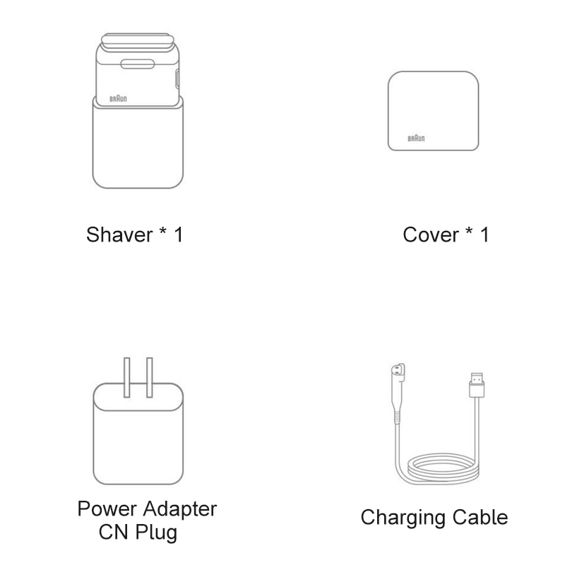 Máy cạo râu cầm tay Xiaomi Mijia BRAUN 2020 mới