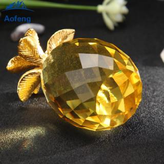 Phụ Kiện Trang Trí Hình Trái Thơm Bằng Pha Lê
