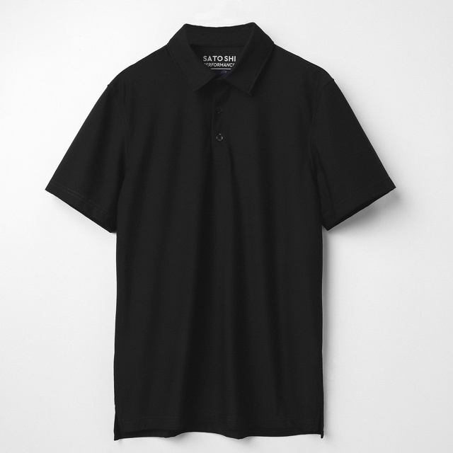 |Hẻm Store| Áo Polo Nam SATOSHI SAPL25 tay ngắn dáng thể thao màu đen cotton mát mềm thấm hút mồ hôi