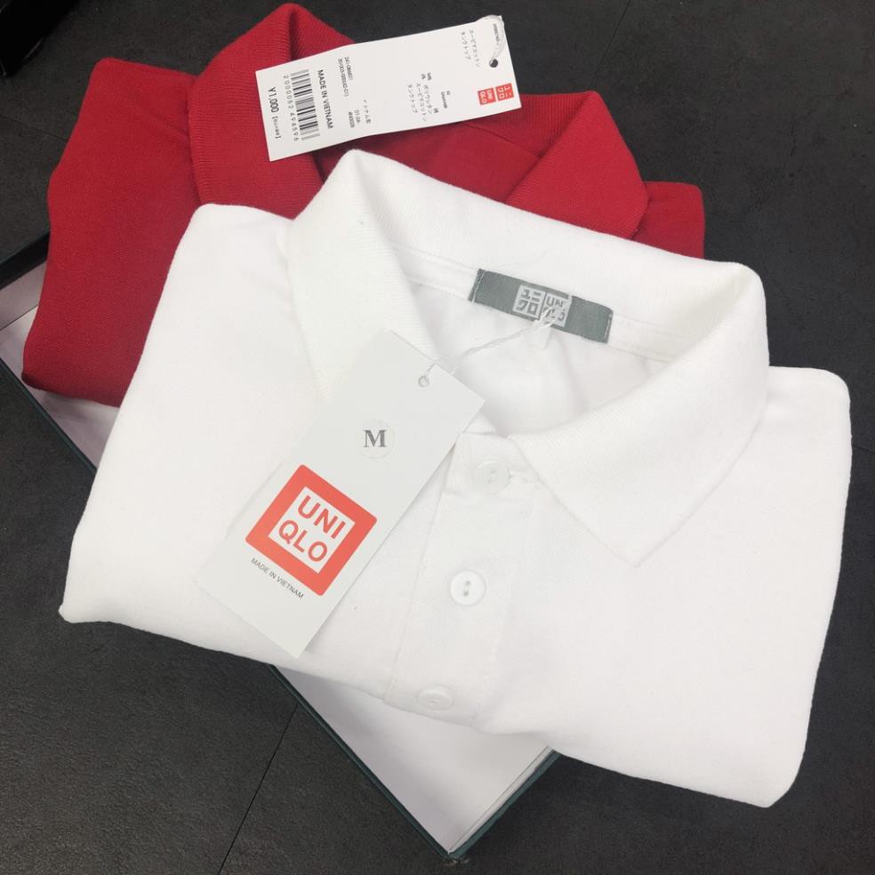 Áo Polo nam UNI trơn,áo thun cotton dày mịn có cổ nam nữ form chuẩn,ZING store 😍