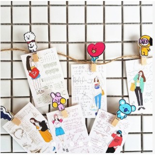 Kẹp ảnh BT21