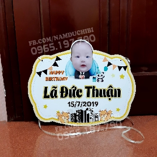 Bảng tên banner treo phông sinh nhật hàng thiết kế