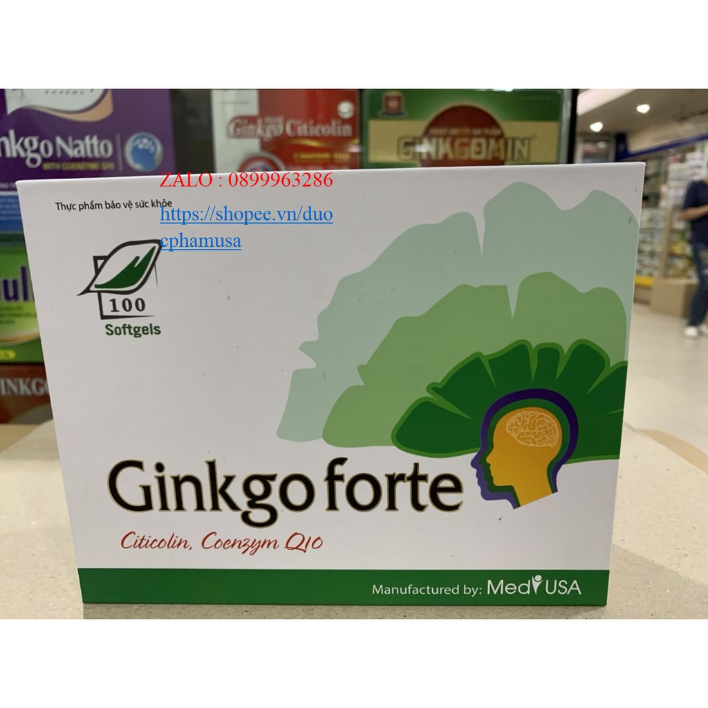 Viên uống bổ não Ginkgo Biloba 120mg