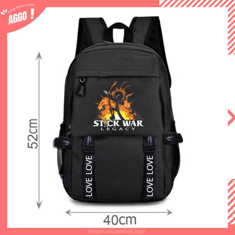 Balo Đi Học Game Stick War Legacy - Đại chiến người que cực ngầu