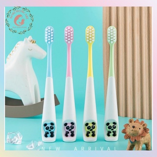 Bàn chải đánh răng lông cotton gấu trúc siêu mềm cho bé từ 2 tuổi Mini Soft