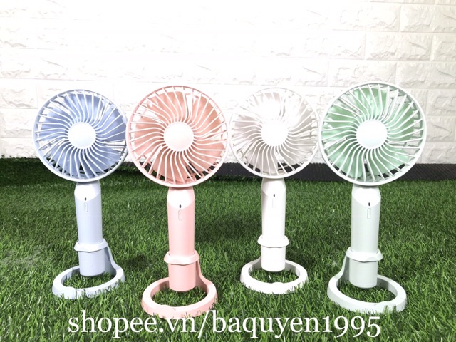 QUẠT CẦM TAY MINI TỎA HƯƠNG SẠC ĐIỆN PIN SIÊU BỀN 2000mAh | BigBuy360 - bigbuy360.vn