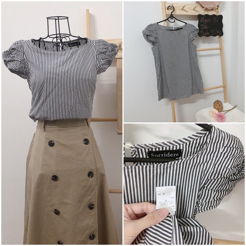 Áo kiểu Mori Girl áo xô xinh