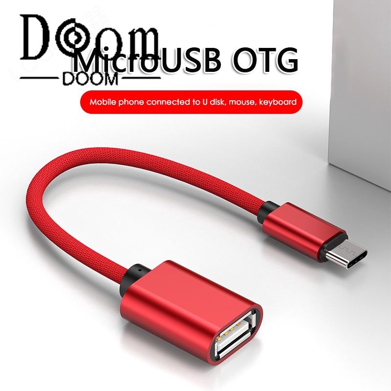 Dây Cáp Chuyển Đổi Type-C/Micro USB Đực Sang OTG Tương Thích Với Điện Thoại Android, Máy Tính Bảng, Laptop, PC Với Chức Năng OTG 【Doom】
