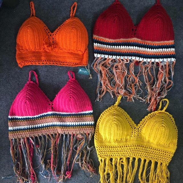 Áo bikini len móc cực xinh hình thật | BigBuy360 - bigbuy360.vn