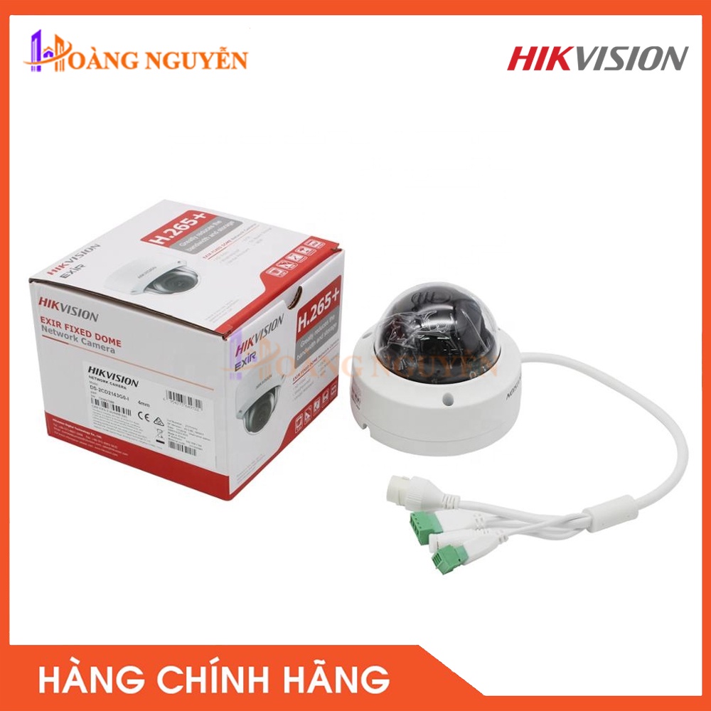 [NHÀ PHÂN PHỐI] Camera IP Dome Hồng Ngoại 2.0 Megapixel HIKVISION DS-2CD2123G0-I-BẢO HÀNH 24 THÁNG.