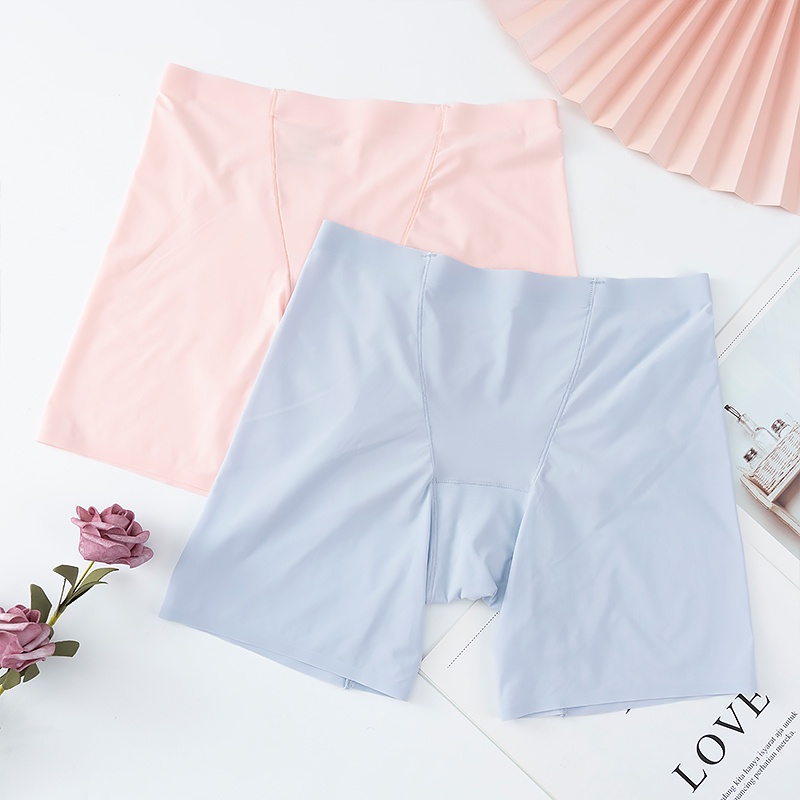 Quần an toàn mặc trong chân váy Ecmln chất lụa lạnh mềm mại thoáng khí thời trang mùa hè cho nữ tùy chọn màu sắc